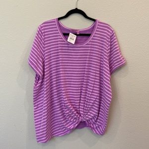 FRESH PRODUCE PURPLE & PINK NWT 3X